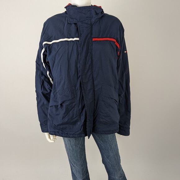Vintage Tommy Hilfiger Zip Up Parka XL - Picture 7 of 10